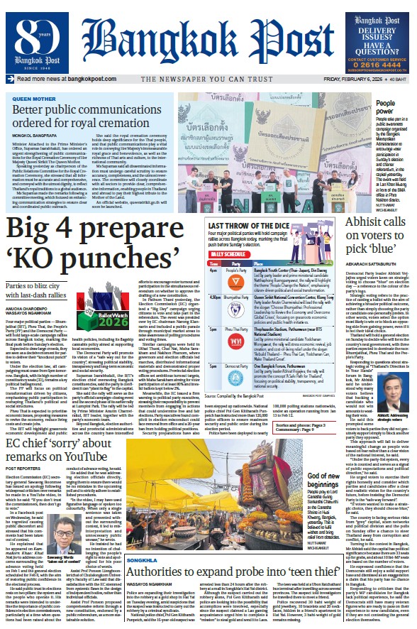 บางกอกโพสต์ 6 กุมภาพันธ์ 2569