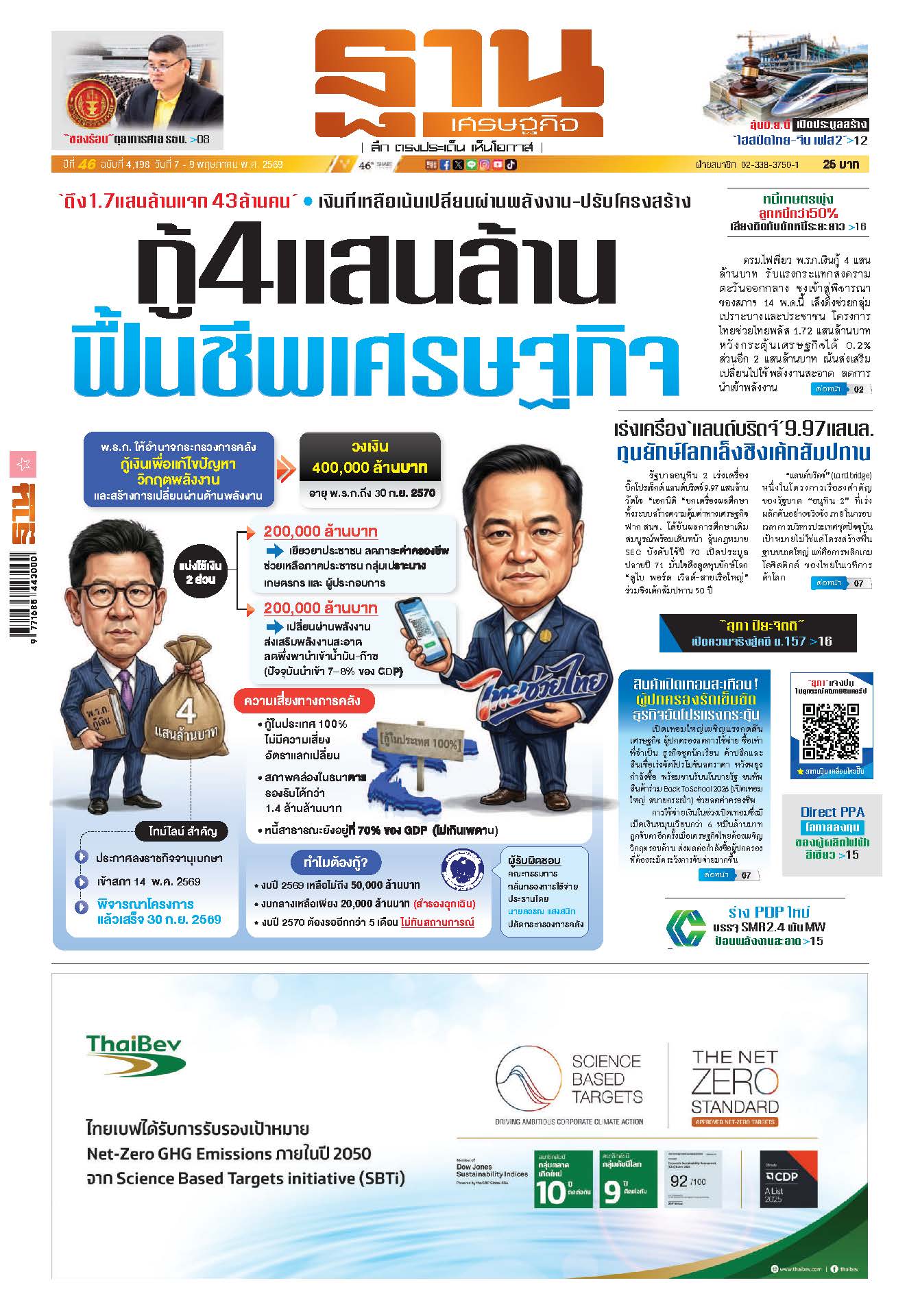 ฐานเศรษฐกิจ 7 พฤษภาคม- 9 พฤษภาคม 2569