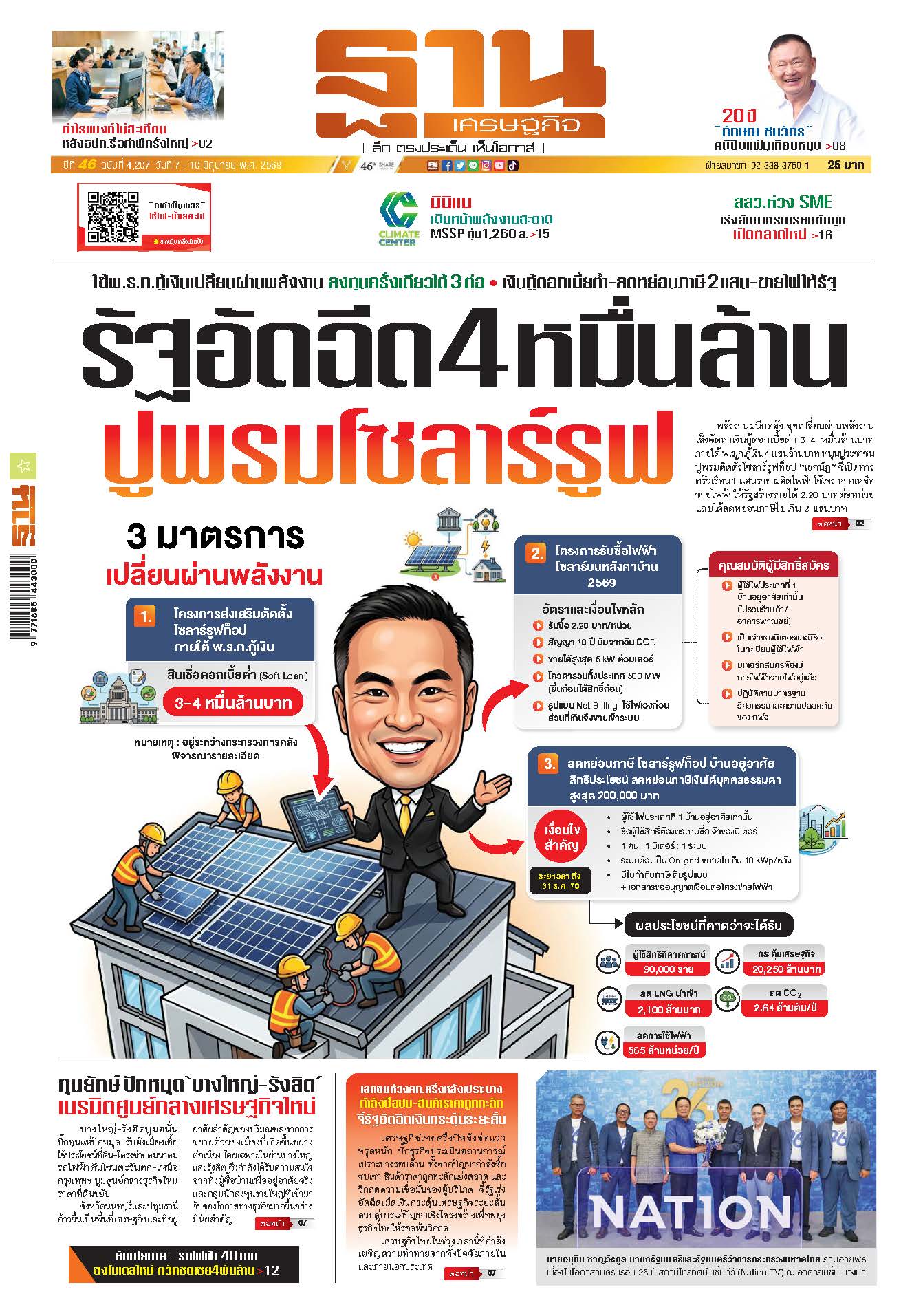 ฐานเศรษฐกิจ 7 มิถุนายน- 10 มิถุนายน 2569