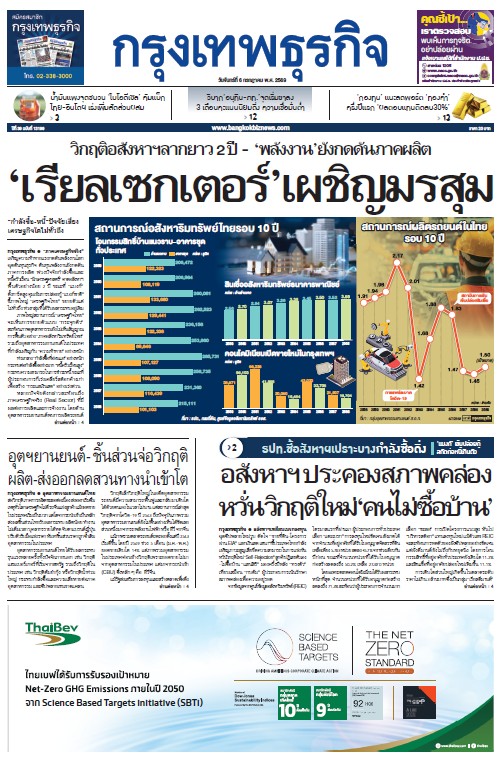 กรุงเทพธุรกิจ 6 กรกฎาคม 2569