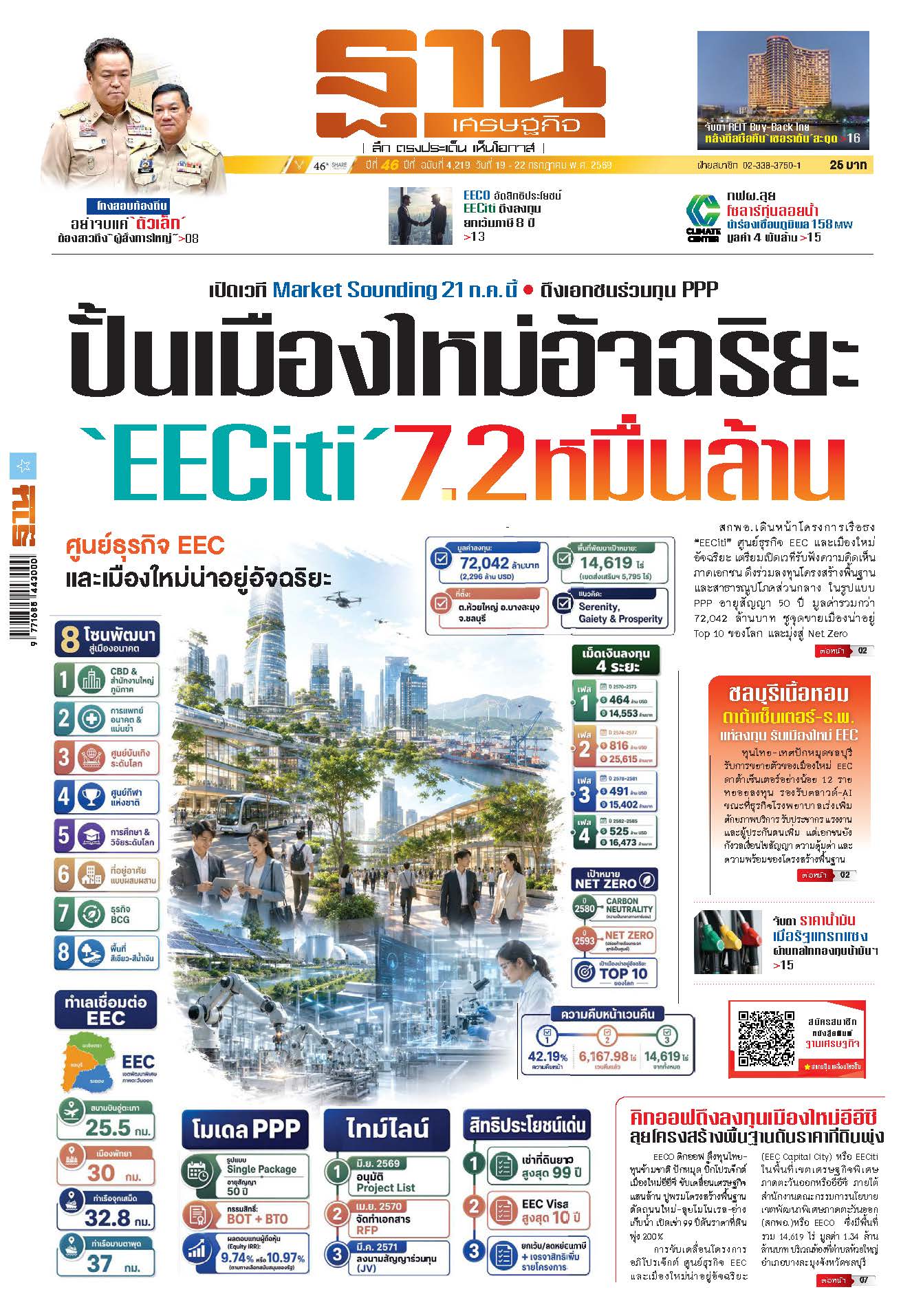 ฐานเศรษฐกิจ 16 กรกฎาคม - 18 กรกฎาคม 2569