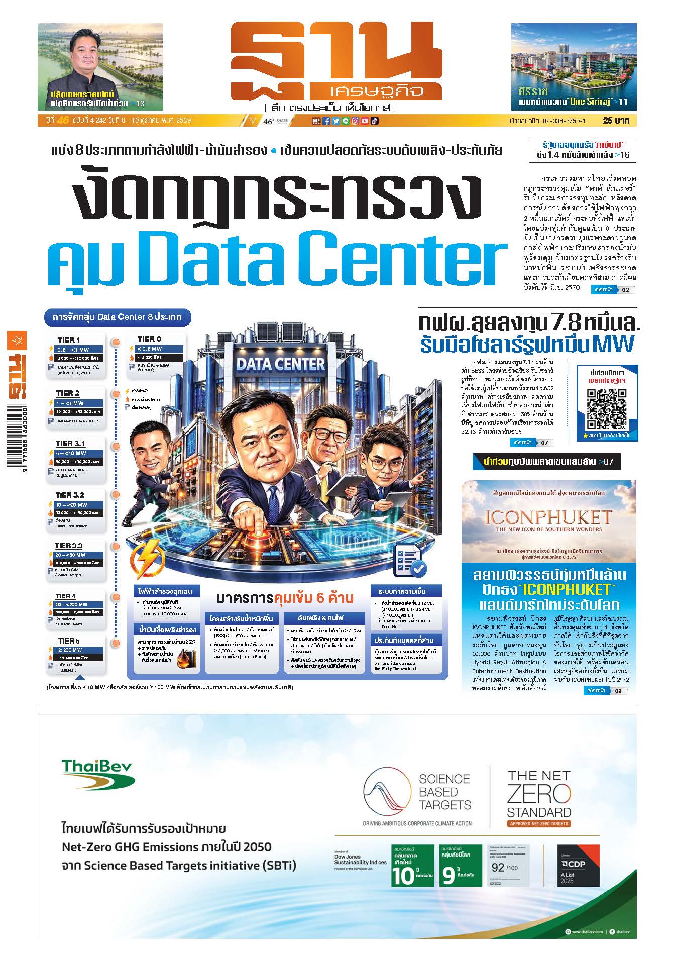 ฐานเศรษฐกิจ 8 ตุลาคม - 10 ตุลาคม 2569