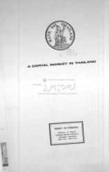 A Capital market in Thailand; A Capital market in ...